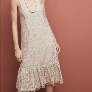 Anthropologie eri & ali midi dress.